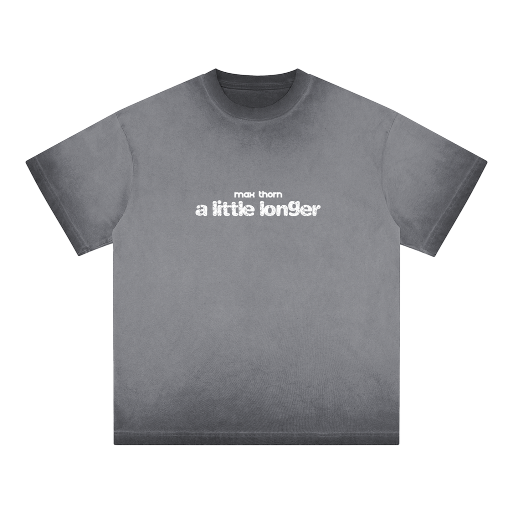 “a little longer” Inverted Grey Tee